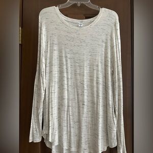 Old Navy Cream Long Sleeve Tee XXL  Luxe Fabric